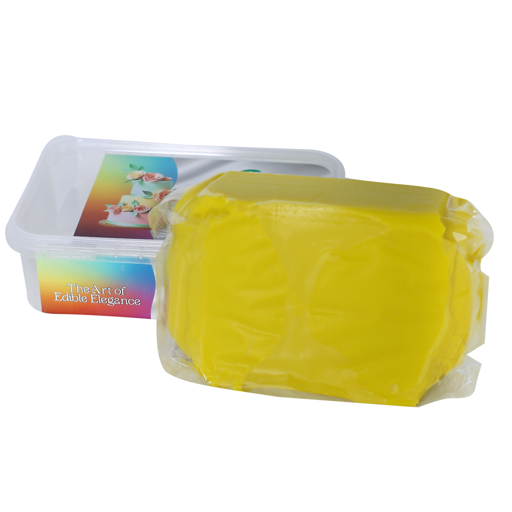 Milkyz Food Fondastic Yellow Fondant Sugar Paste 1Kg
