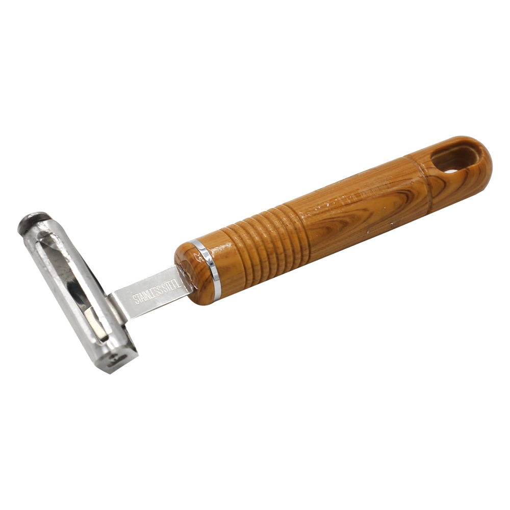 Potato Peeler With Wood Handle 18Cm