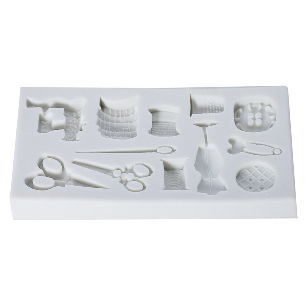 Tailor Accessories Silicone Fondant Mold 12 Cavity