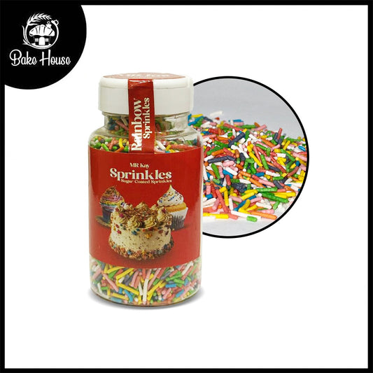 MR Kay Rainbow Sprinkles – Colorful Jimmies – 90g Jar