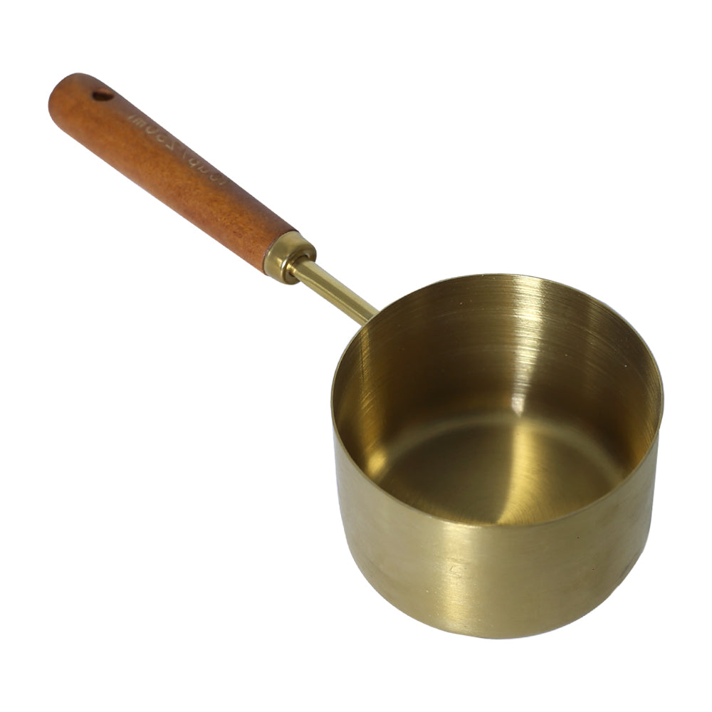 Measuring Cup Copper With Wooden Handle 250ml