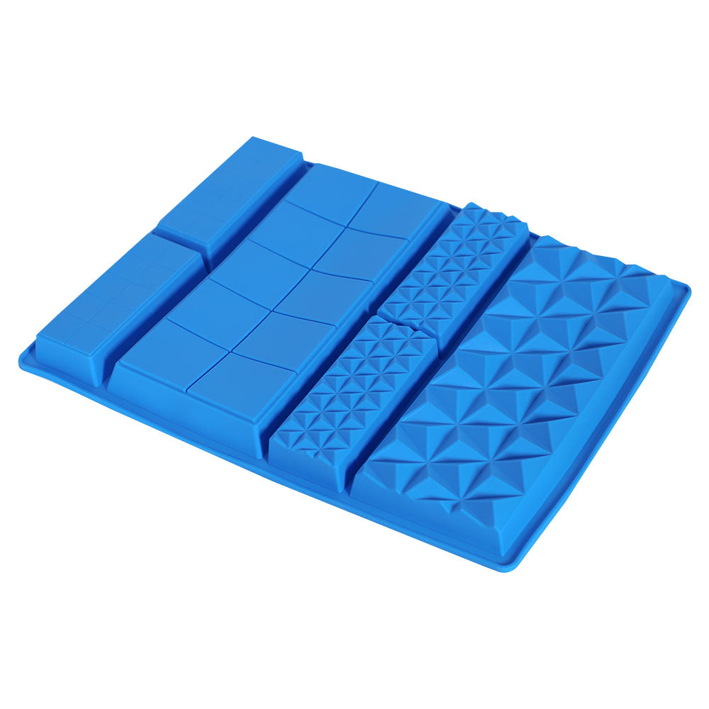 3 Design Silicone Chocolate Bar Mold 6 Cavity