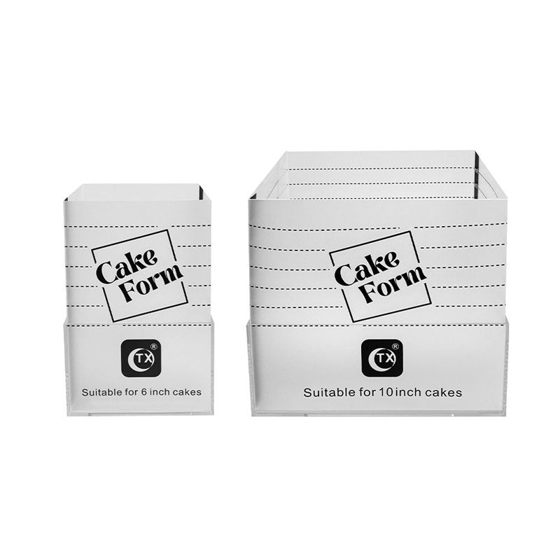 Acrylic Square Cakeform 3Pcs Set