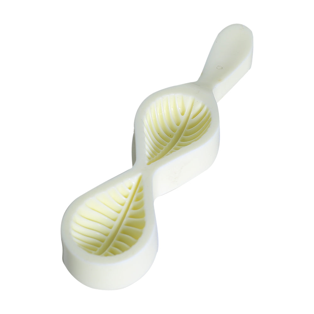 Leaf Shape Cookie And Biscuit Mold Plastic 2 Cavity
