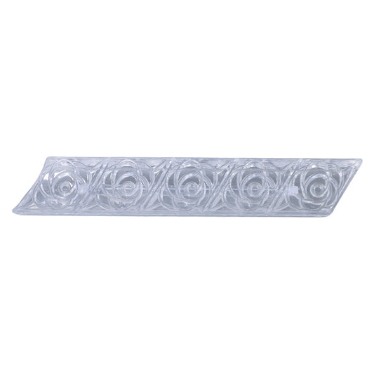 Rose Flower Texture Acrylic Cookie Stamp