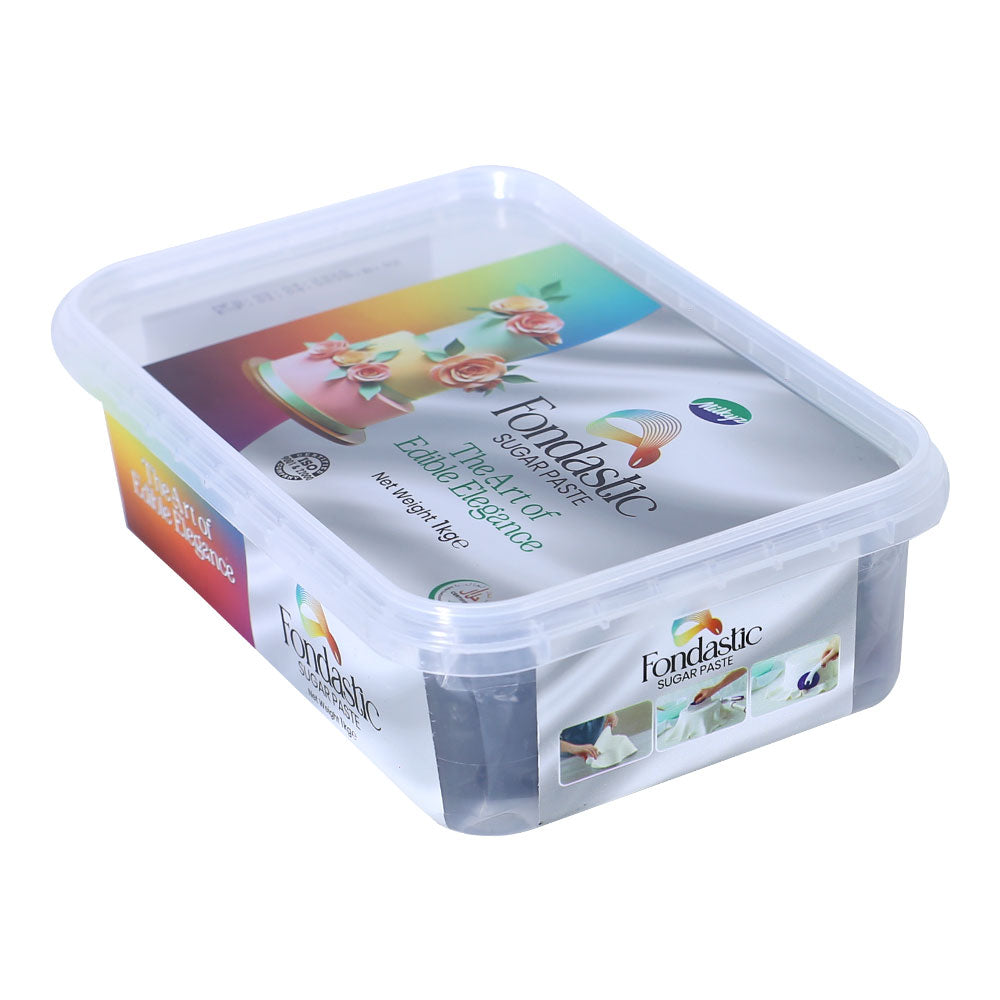 Milkyz Food Fondastic Black Fondant Sugar Paste 1Kg