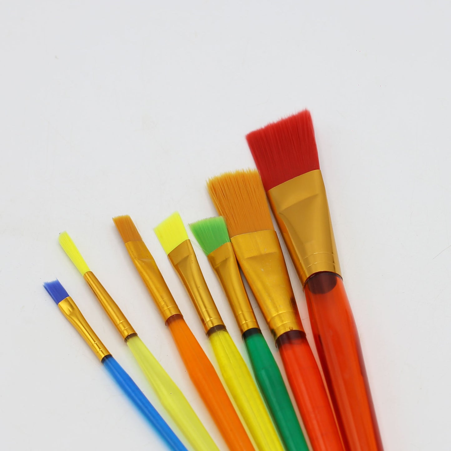 Painting Brushes 7Pcs Set Plastic