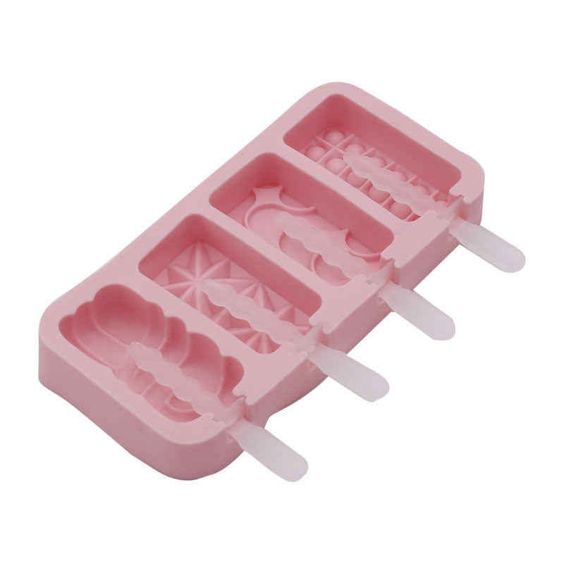 Love & Multi Designs Mini Popsicle Mold 4 Cavity