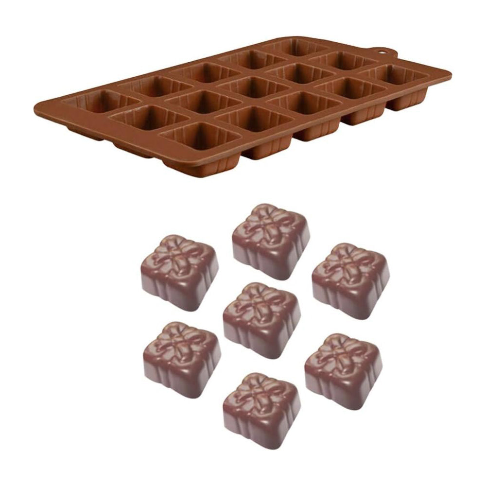 Gift Box Silicone Chocolate Mold 15 Cavity