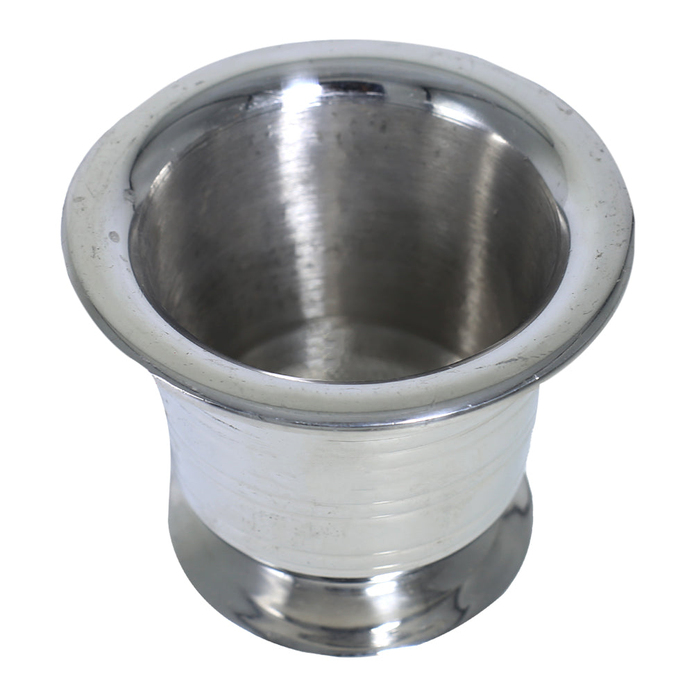 Bahoo Stainless Steel Mortar & Pestle Set Design 03, Size 04