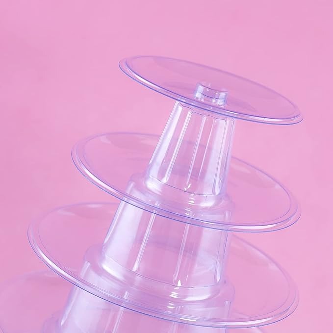 6-Tier Plastic Round Cake Display Stand