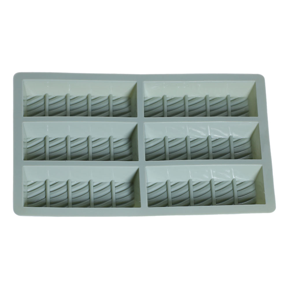 06 cavity bar silicone mold