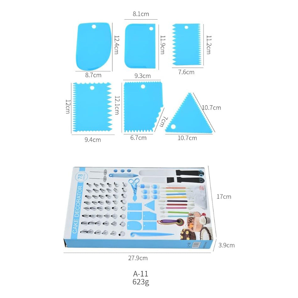 Cake Decorating & Baking Deal 78-Pieces Set Free Delivery All Over Pakistan