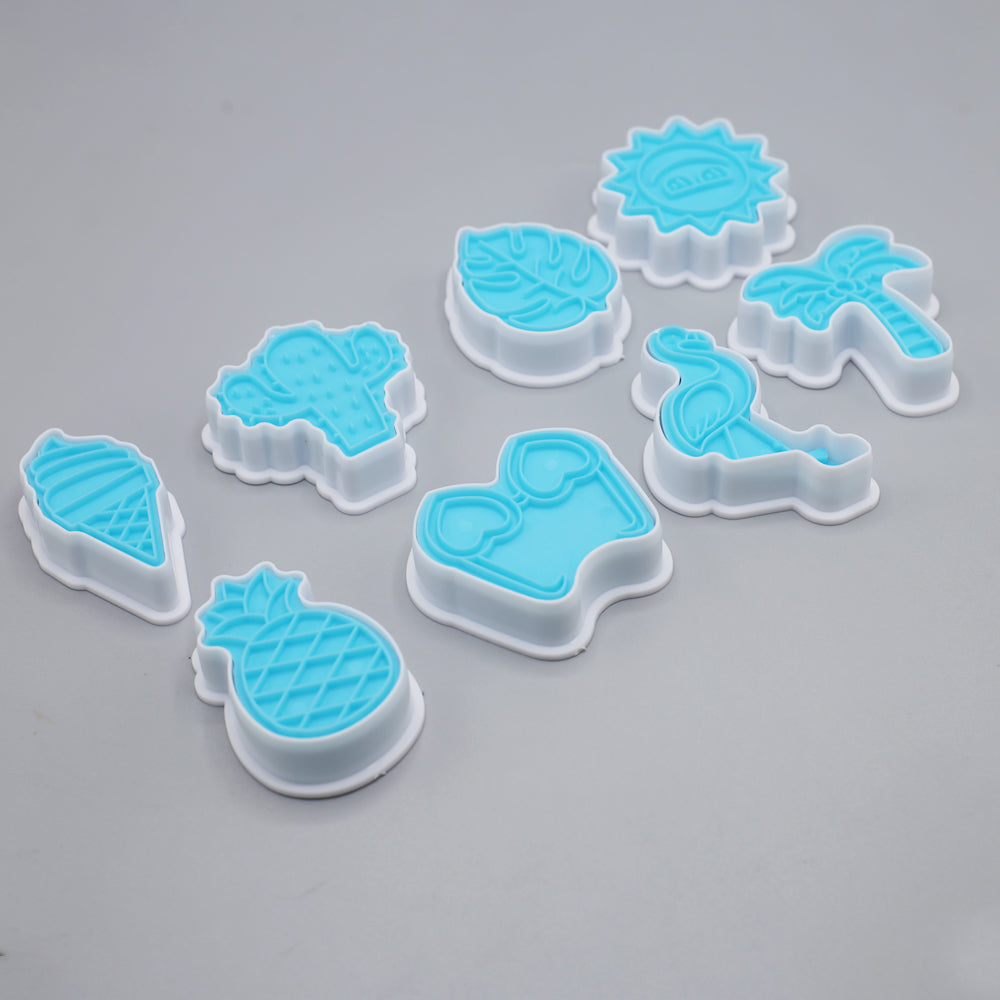 Mix Theme Cookie Cutters 8Pcs Set