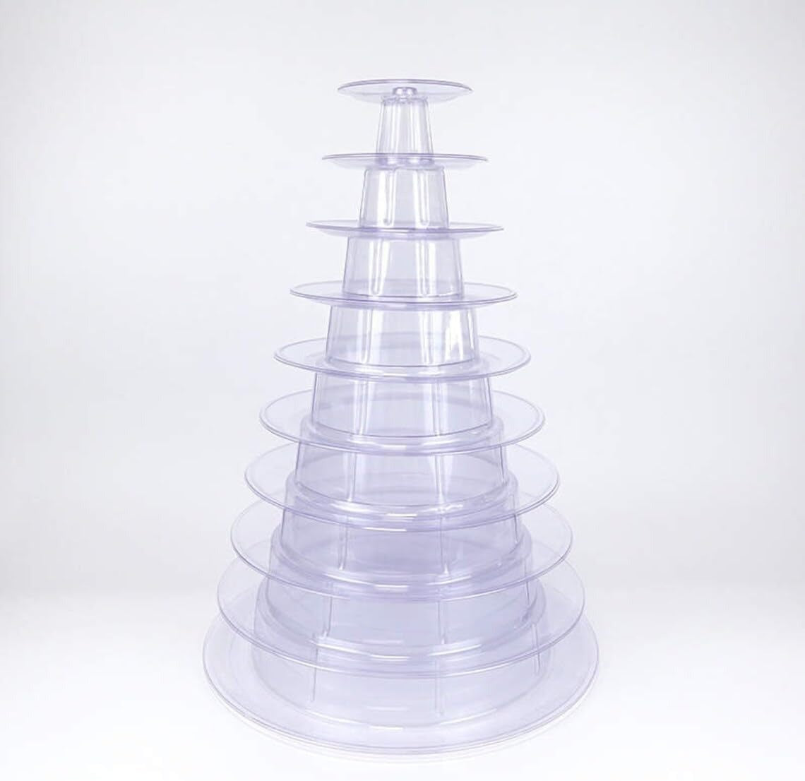 9-Tier Macaron Display Stand Palstic