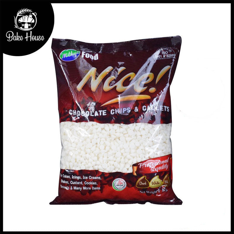 Milkyz Food Nice White Chocolate Chip 1KG Pack