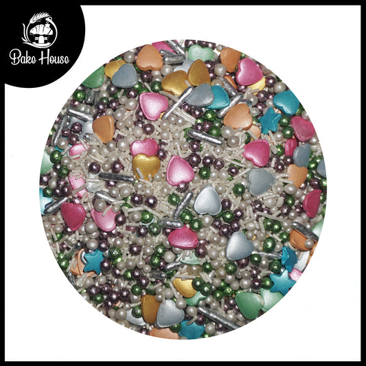 Bake House Rainbow Heart Mix Sprinkles