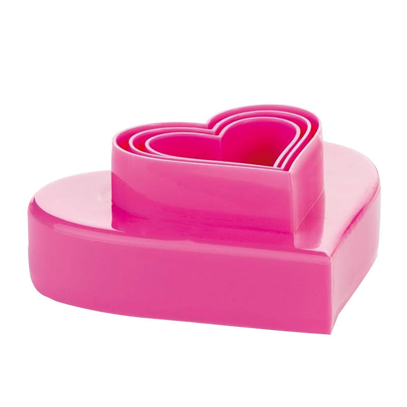 Heart Cookie Cutter 3Pcs Set Plastic