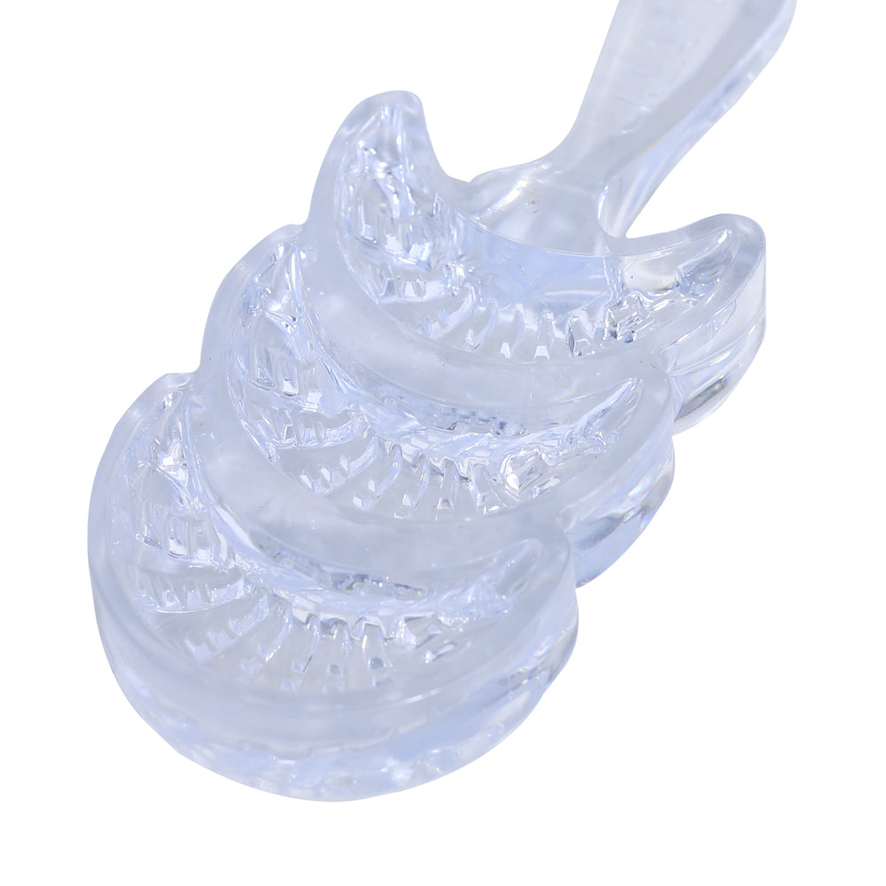 Moon Shape Acrylic Cookie And Biscuit Mold 3 Cavity
