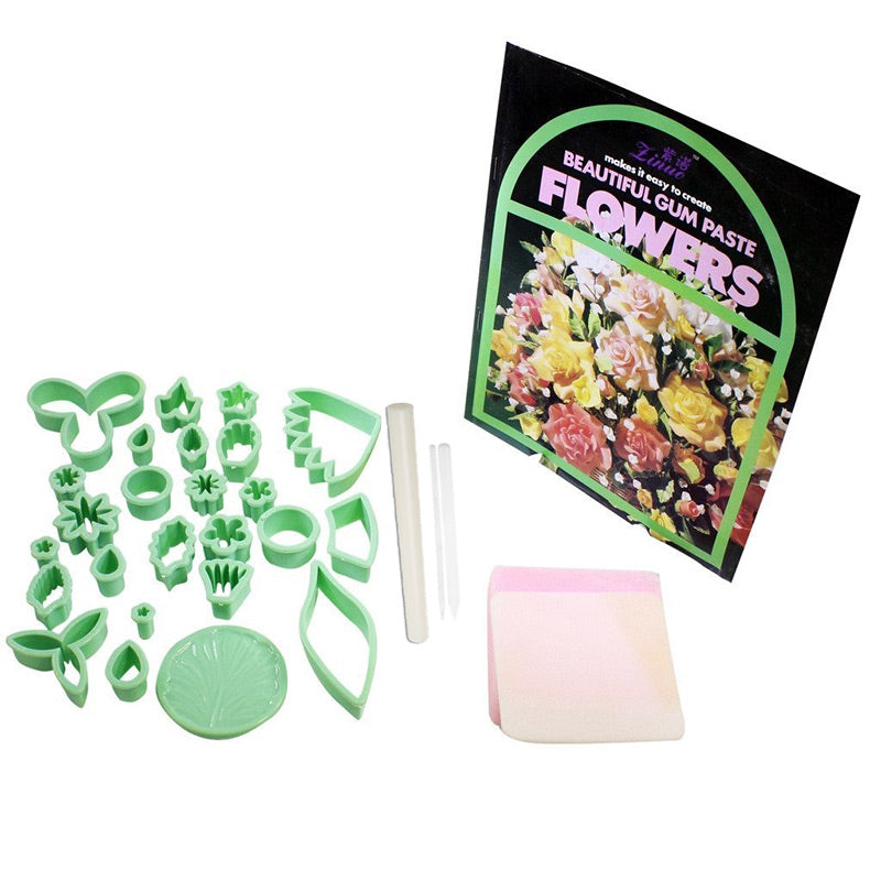 Fondant Gum Paste Flower Making Set 32 Pcs