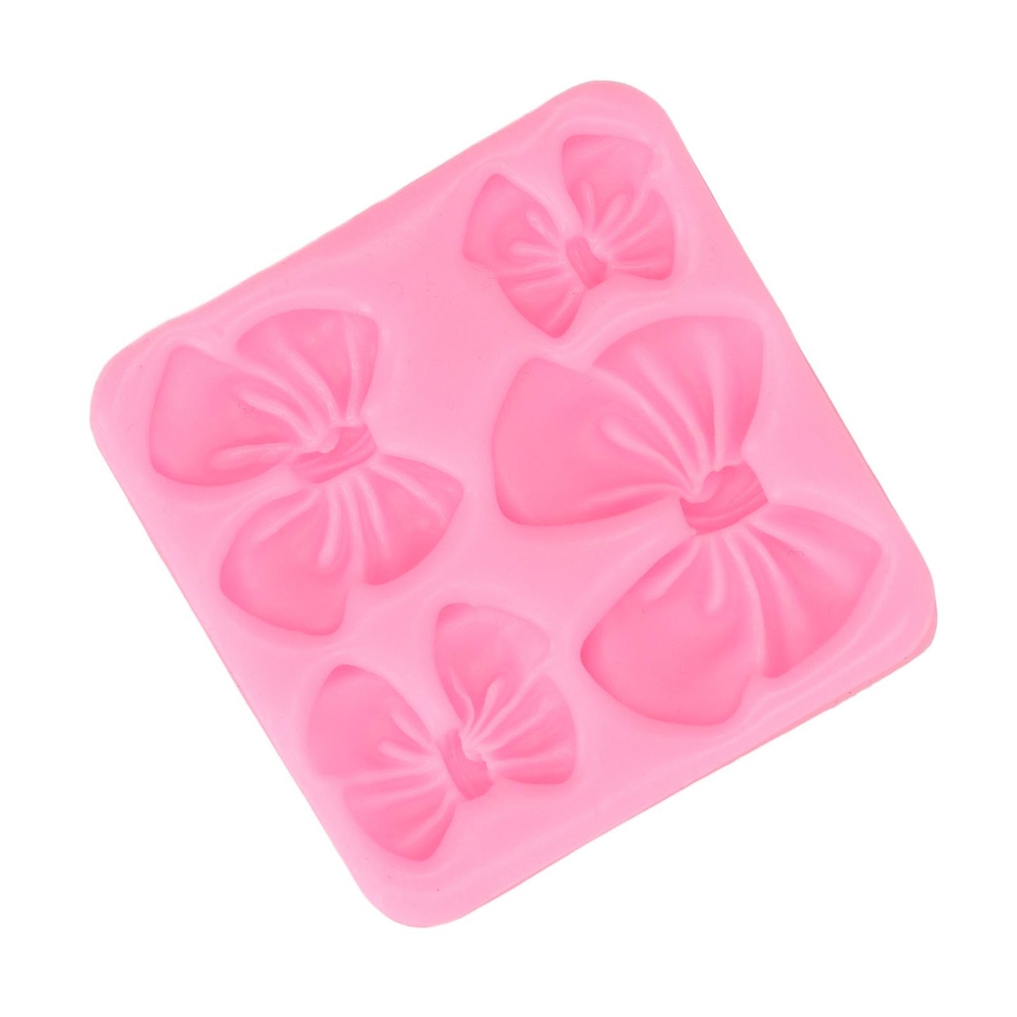 Bow Silicone Fondant Mold 4 Cavity
