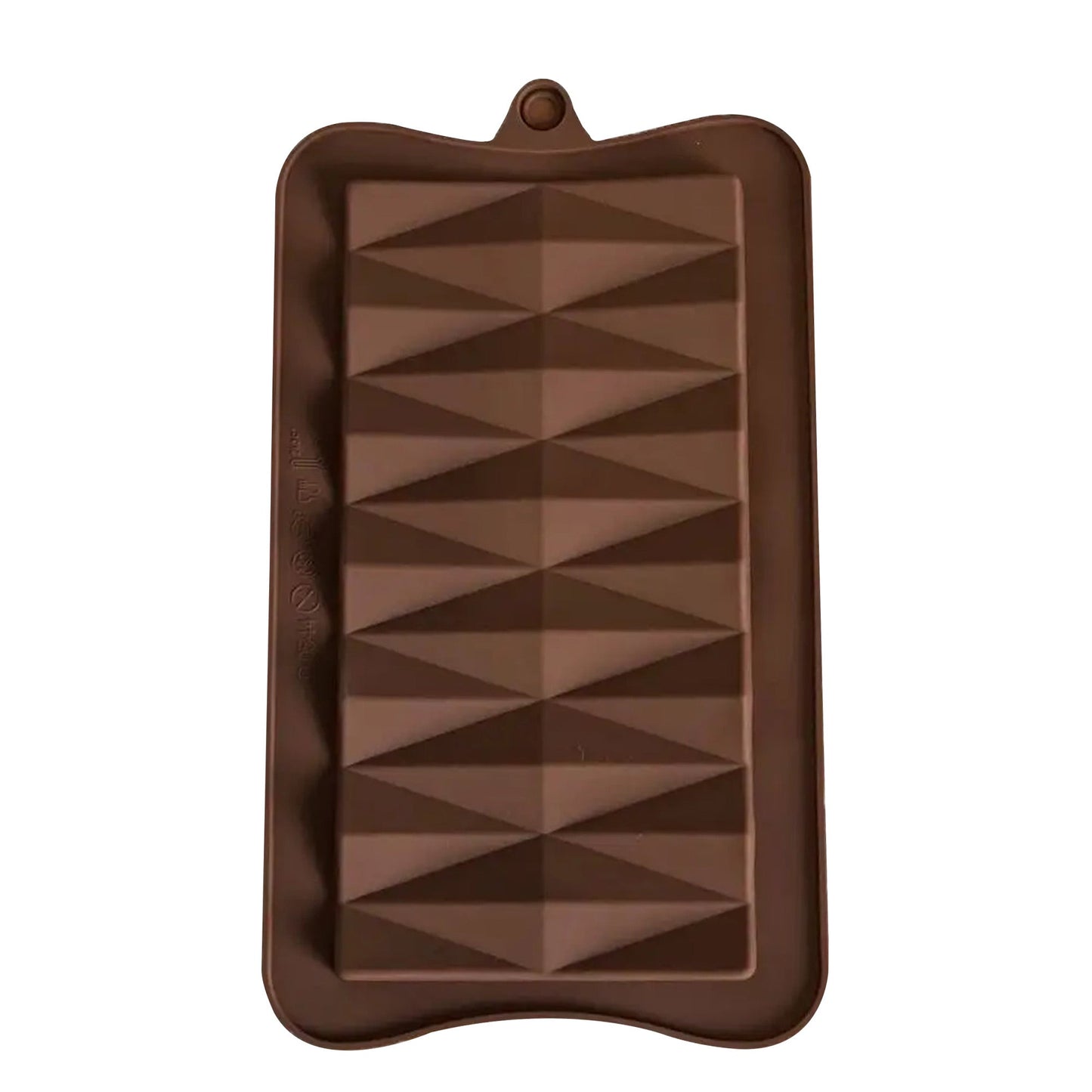 Rhombus Design Chocolate Bar Silicone Mold