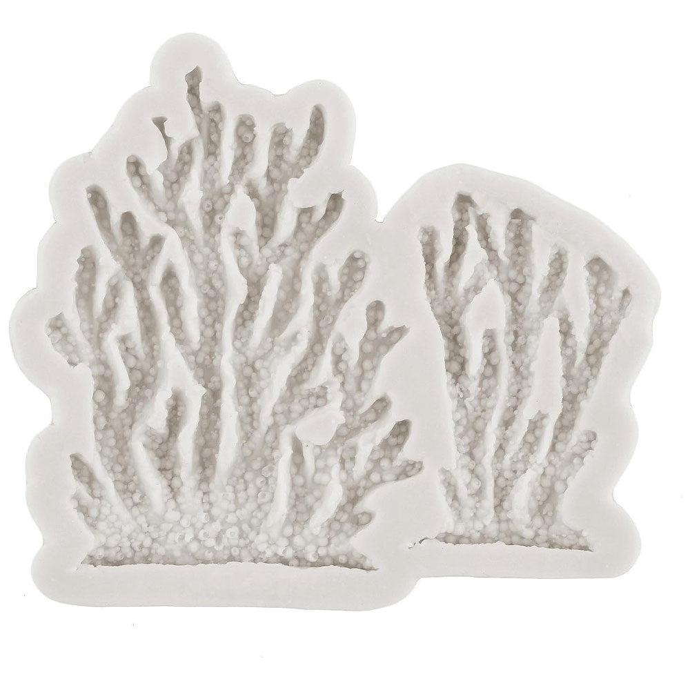 Coral Seaweed Silicone Fondant Mold 2 Cavity