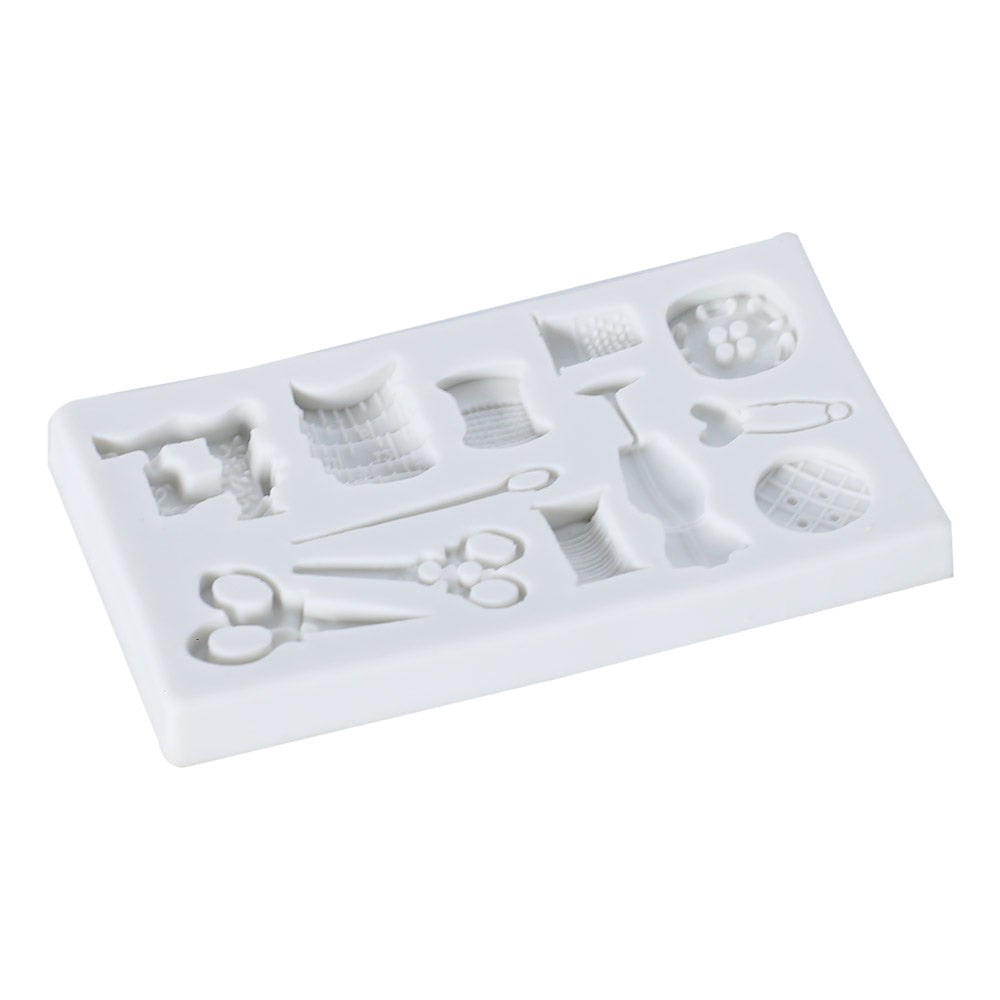 Tailor Accessories Silicone Fondant Mold 12 Cavity