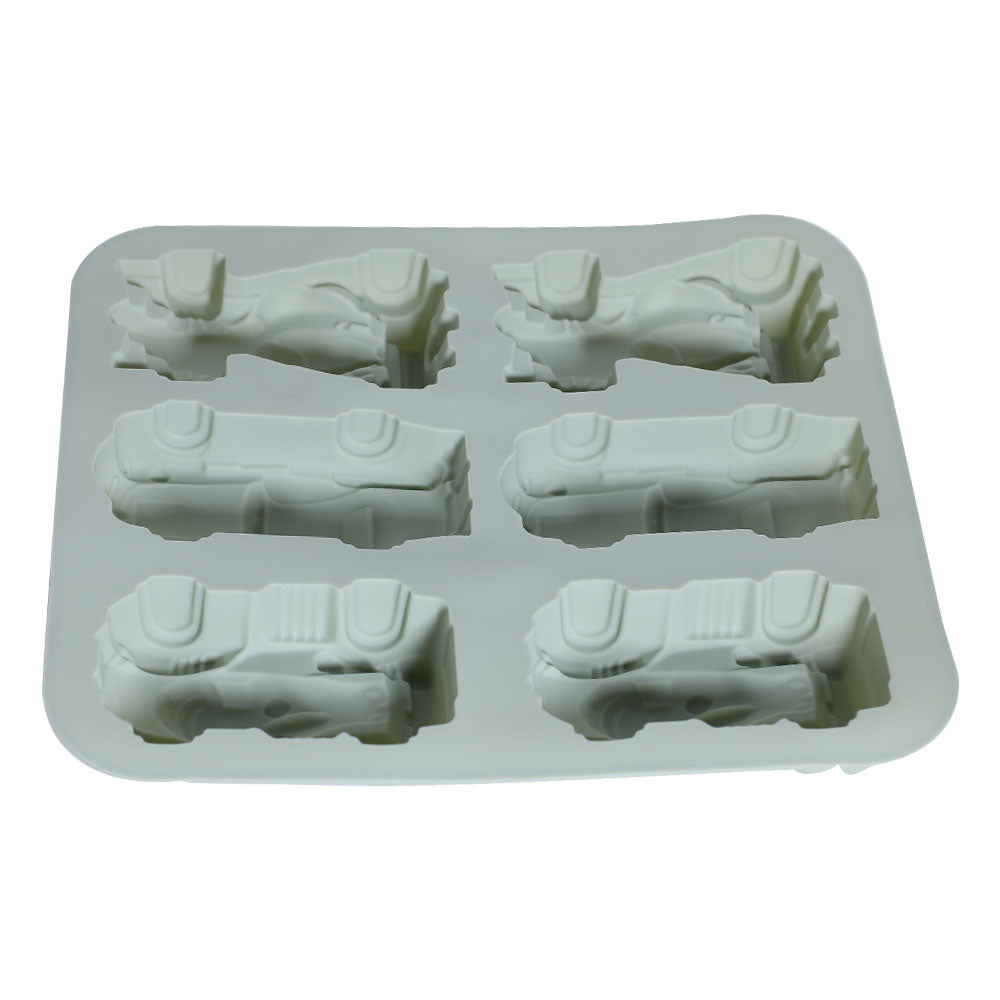 3 Design Silicone Super Car Mold 6 Cavity