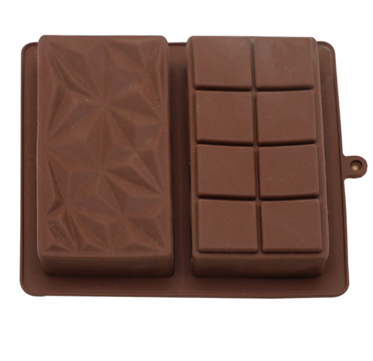 Silicone Kunafa Chocolate Bar Mold 2 Cavity