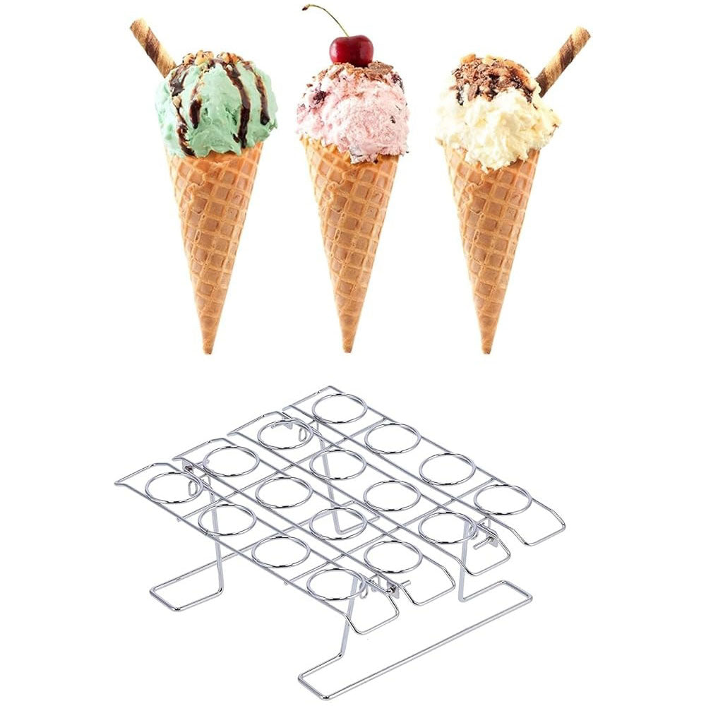 OASISWJ Cupcake Cone Baking Rack 16 Cavity