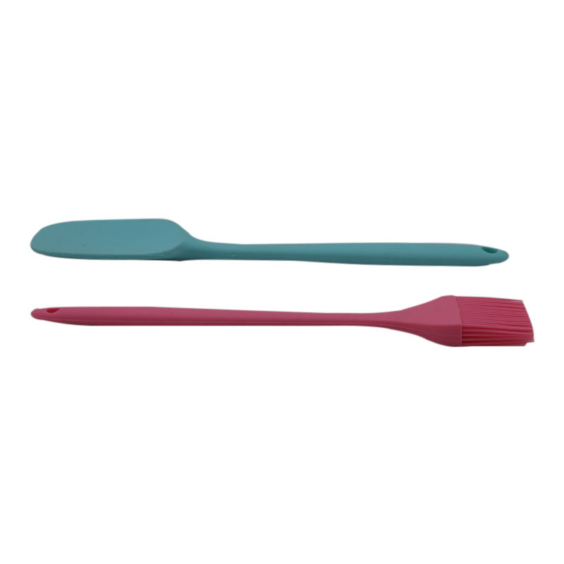Silicone Spatula And Pastry Brush 2Pcs Set