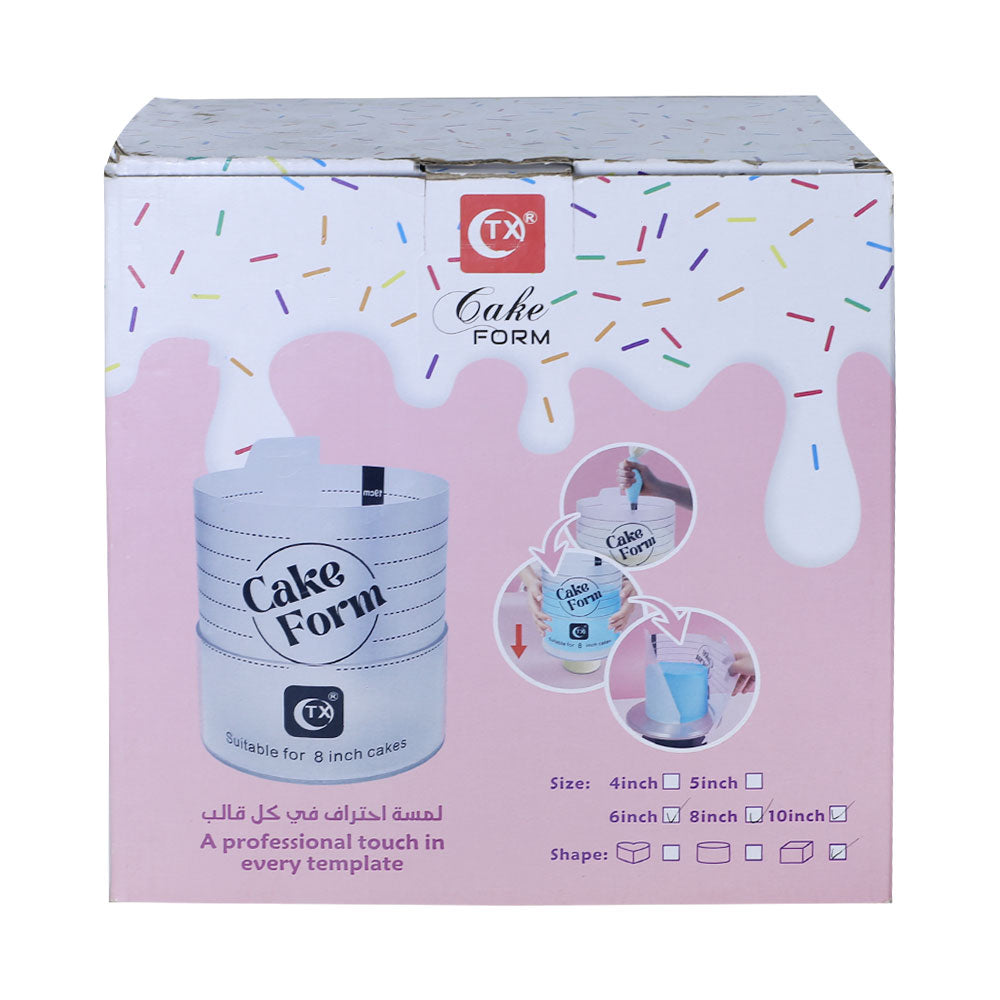Acrylic Round Cakeform 3Pcs Set