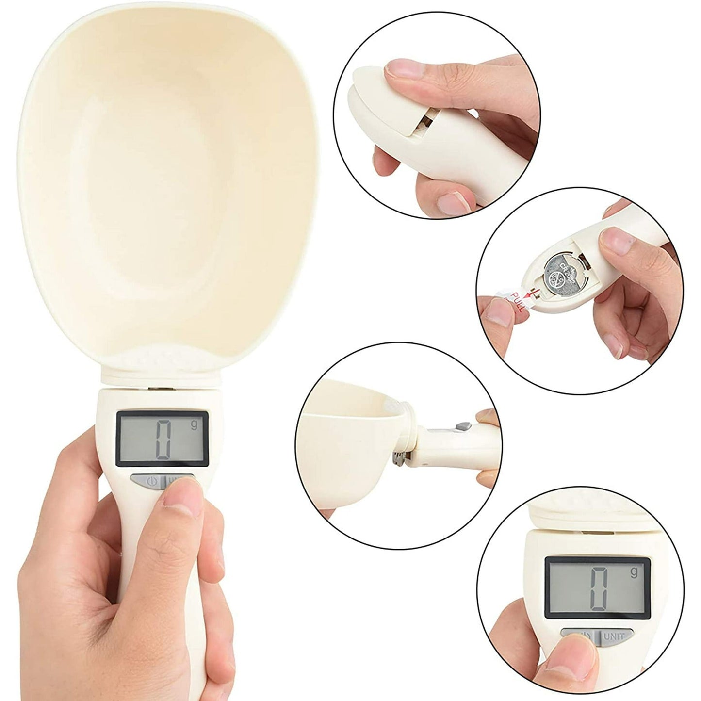 Digital Measuring Spoon White