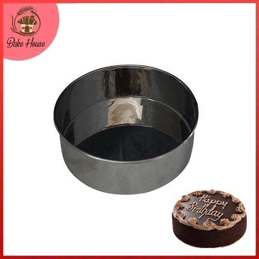 Round Cake Baking Mold Stainless Steel 6 X 6 Inch