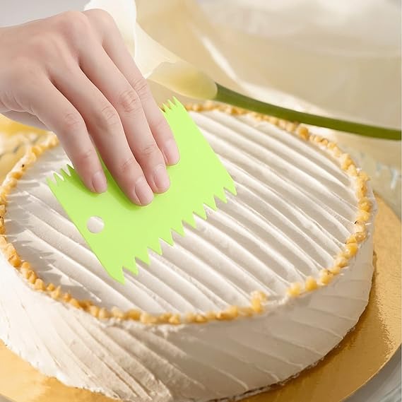 Cake Icing Scraper Plastic 3Pcs Set