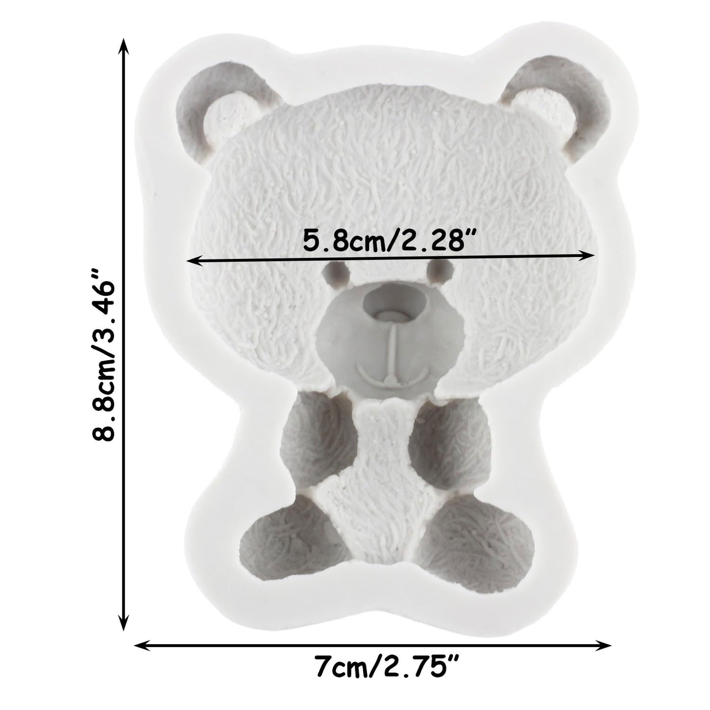 Teddy Silicone Fondant Mold