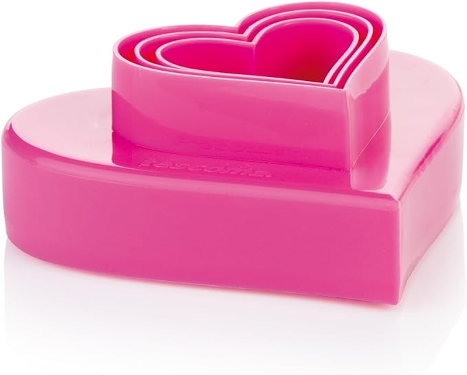 Heart Cookie Cutter 3Pcs Set Plastic