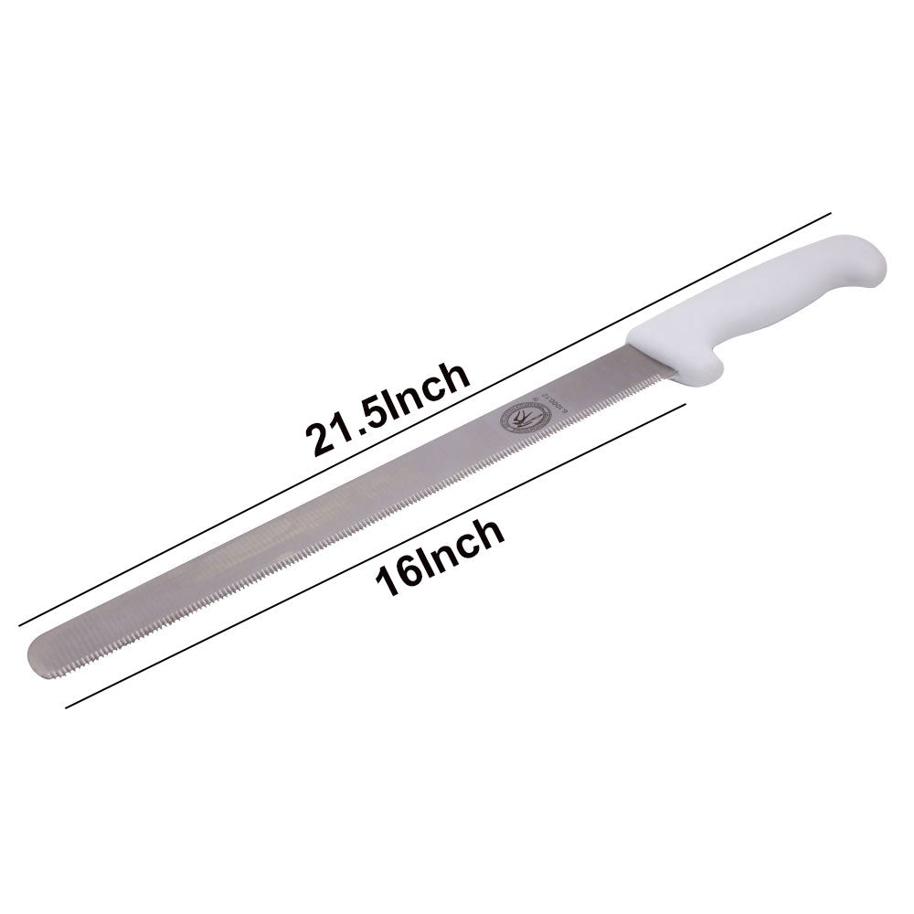 Cake Cutting Knife Steel With Plastic Handle 16Inches