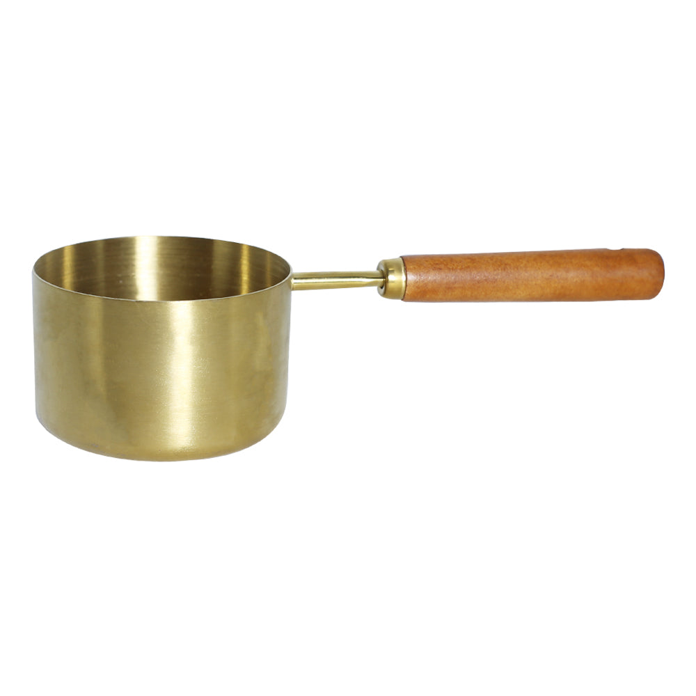 Measuring Cup Copper With Wooden Handle 250ml