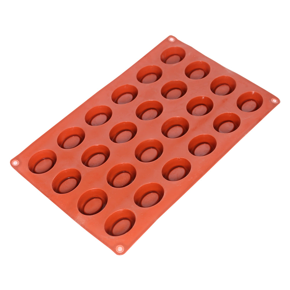 Oval Silicone Baking Mold 24 Cavity