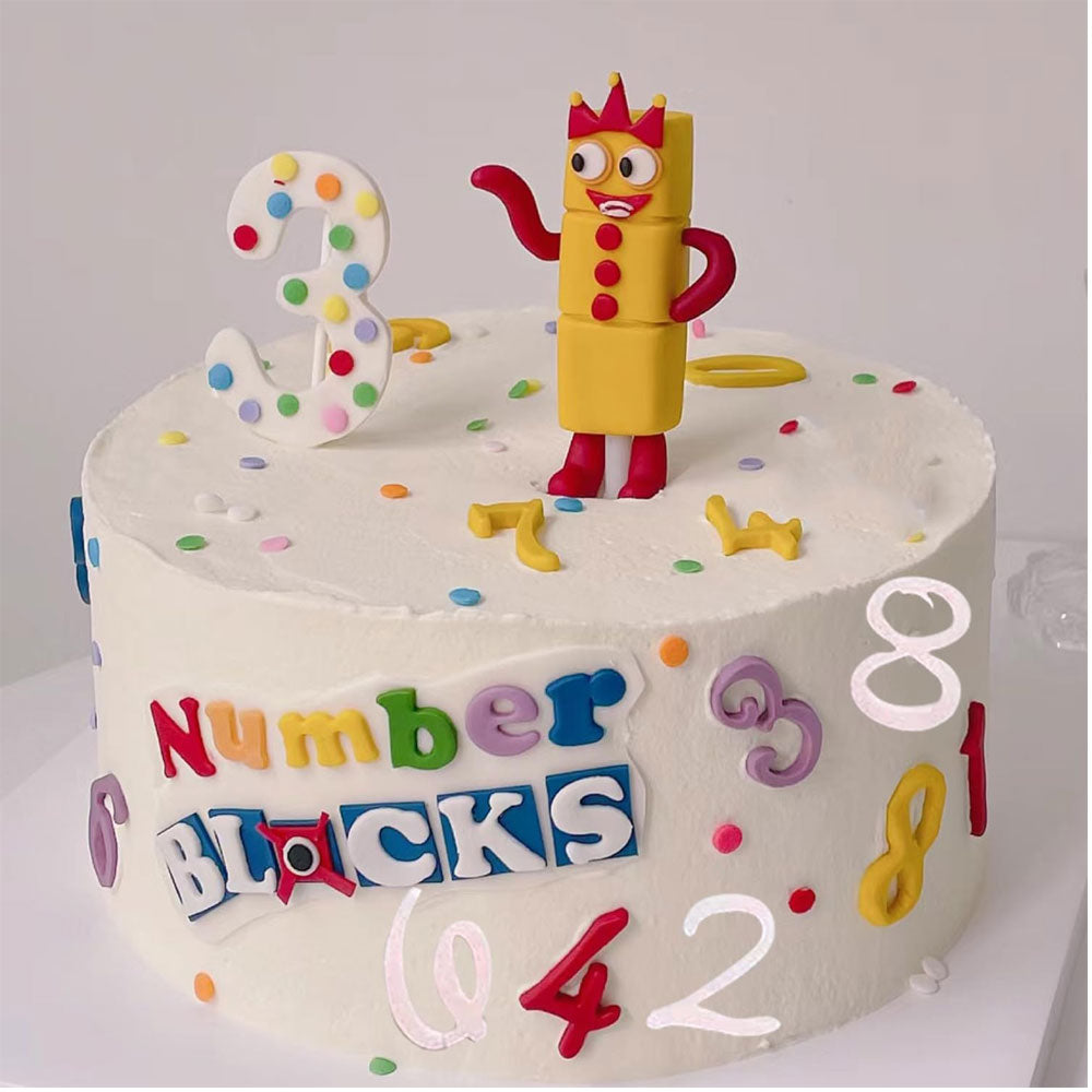 Stylish Number Silicone Fondant Mold 10 Cavity