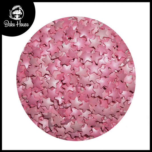 Bake House Pink Star Edible Sprinkles