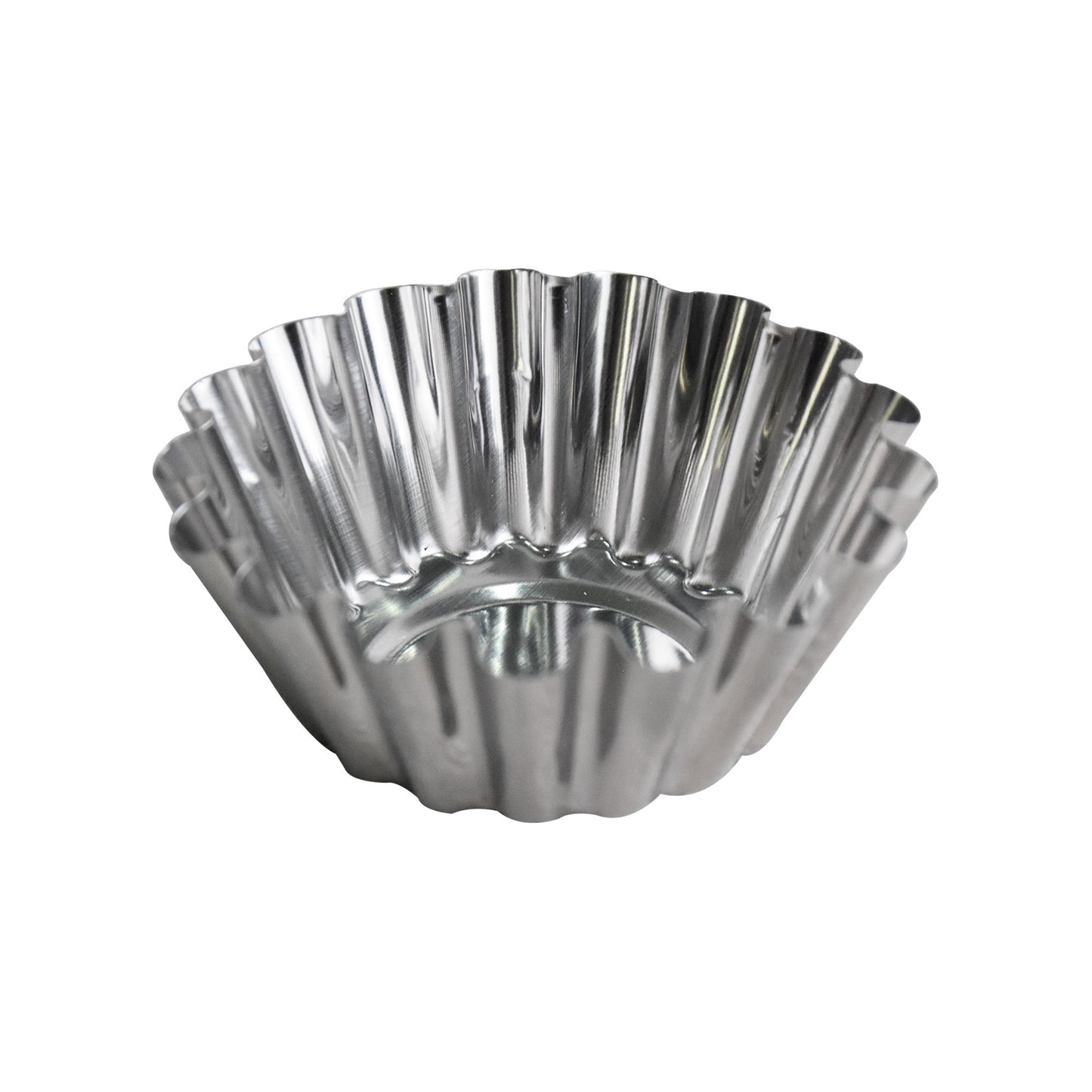 Mini Tart Pan Silver 4 Pcs Set 7.3cm