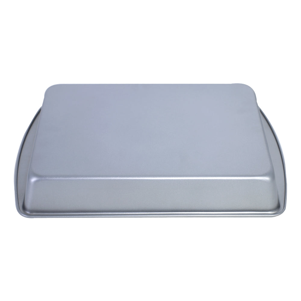 Non-Stick Deep Rectangle Tray 32 x 22cm (Grey)