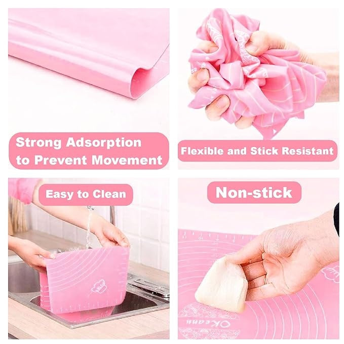 Silicone Fondant Rolling Mat With Measurements Of 41 x 58cm