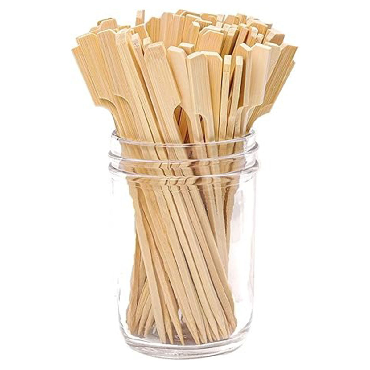 Wooden Bamboo Skewers 18cm 100Pcs Set