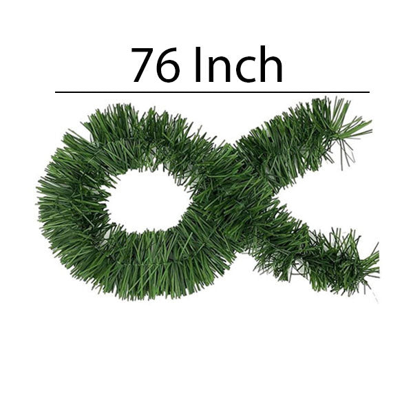 Christmas Decoration Green Garland 76 Inch