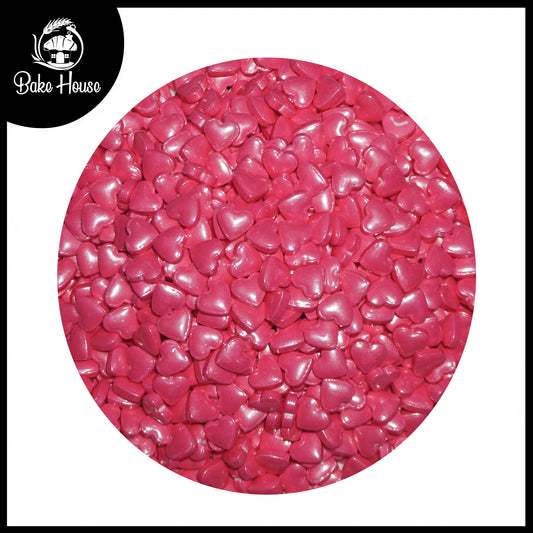 Bake House Hot Pink Heart Sprinkles