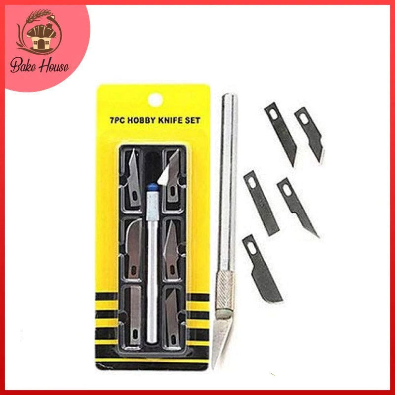 7PCS Hobby Knife Set Stainless Steel